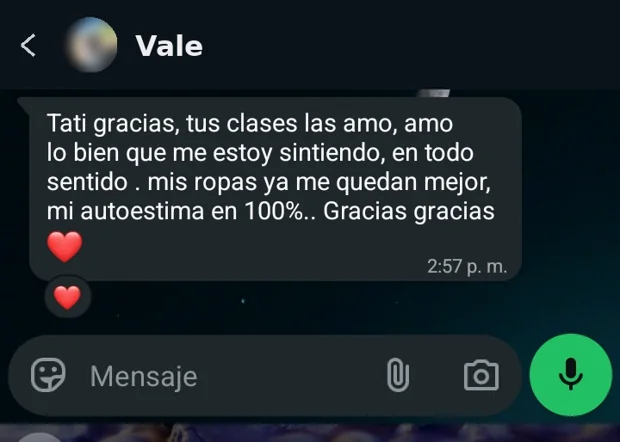 Testimonio de Vale